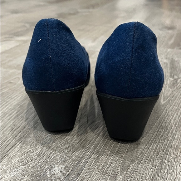 Dexflex Comfort Deep Blue Wedges - Picture 2 of 7